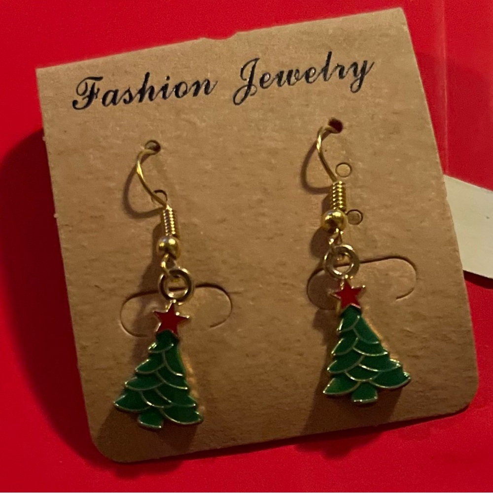 Fashion Jewelry Christmas Tree Earrings